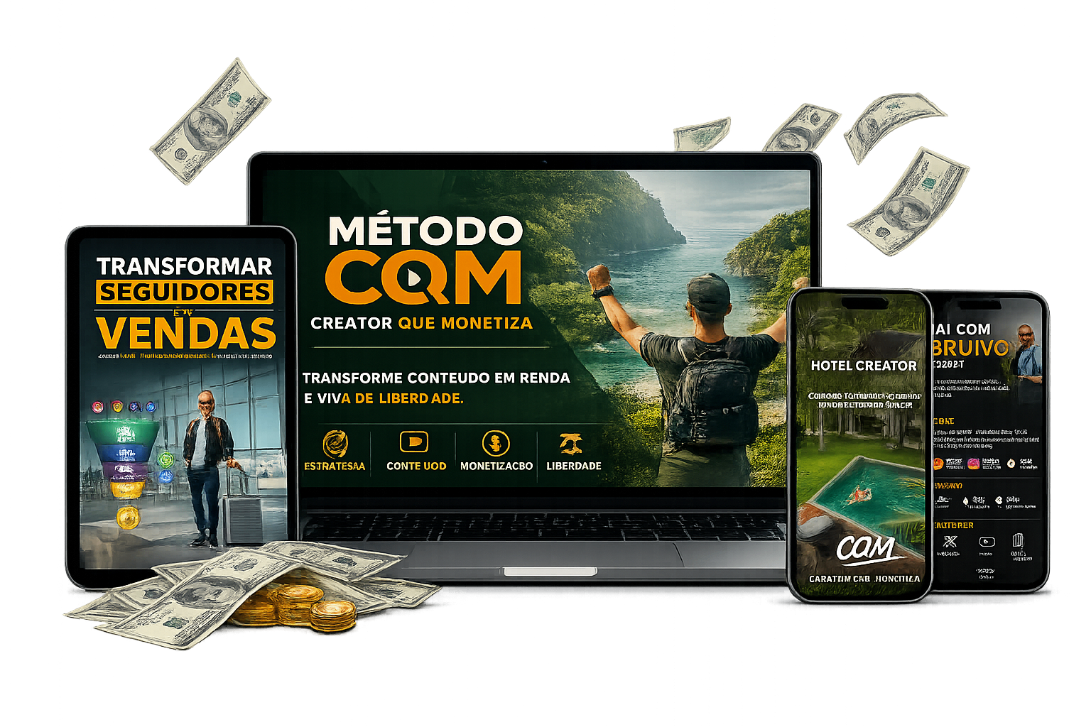 Combo da oferta de lançamento Método CQM